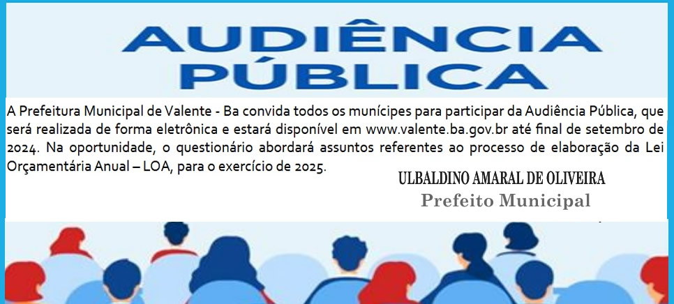 LOA 2025 – Orçamento Participativo
